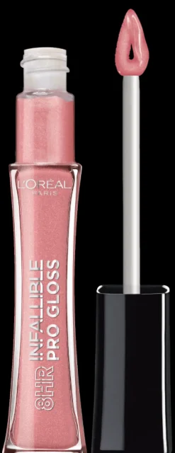 L'Oreal 8 Hour Pro Lip Gloss, hydrating finish Blush Hot