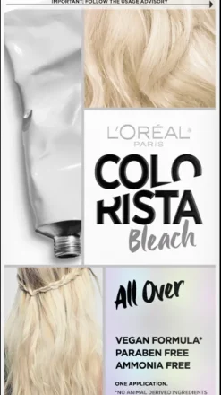 L'Oreal Colorista Hair Bleach & Lightener At Home Kit All over New