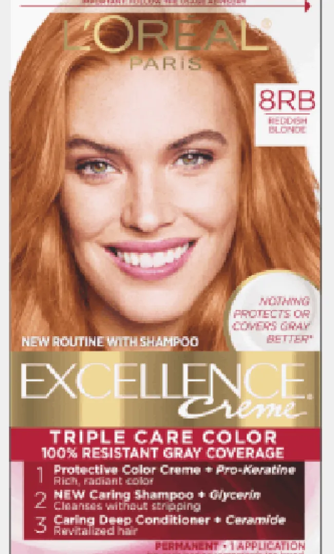 L'Oreal Crème Permanent Triple Care Hair Color 8RB Medium Reddish Blonde Online