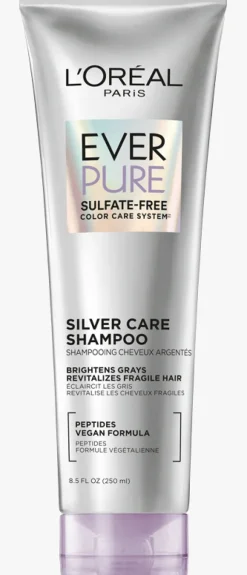 L'Oreal EverPure Silver Care Shampoo, For Gray Hair Clearance
