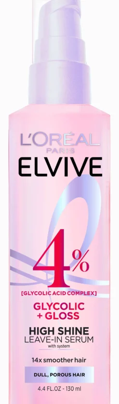 L'Oreal Glycolic + Gloss High Shine Leave-in Serum Best