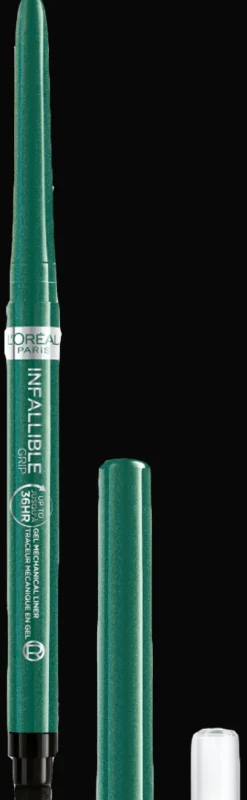 L'Oreal Grip Mechanical Gel Eyeliner Emerald Green Hot