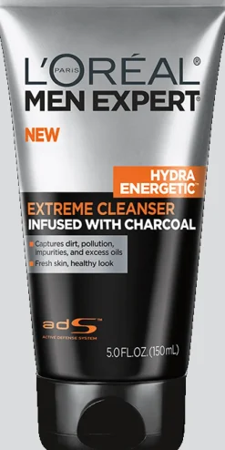 L'Oreal Hydra Energetic Extreme Cleanser Infused With Charcoal Hot