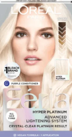 L'Oreal Advanced Lightening System Bleach Hyper Platinum New