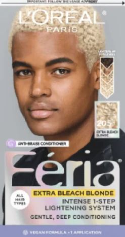 L'Oreal Hyper Platinum Advanced Lightening System Bleach 205 Fera: Extra Bleach Blonde Hot