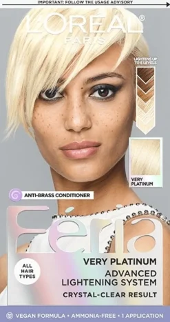L'Oreal Hyper Platinum Advanced Lightening System Bleach Absolute Platinum Very Platinum Online
