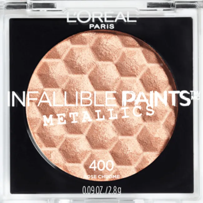 L'Oreal Metallics Eye Shadow 400 Rose Chrome Fashion