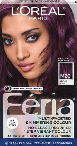 L'Oreal Midnight Bold Multi-Faceted Permanent Hair Color M20 Orchid Glow Sale