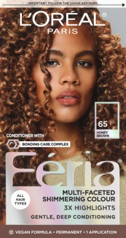 L'Oreal Multi-Faceted Shimmering Permanent Hair Color 65 Honey Brown Best
