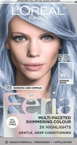 L'Oreal Multi-Faceted Shimmering Permanent Hair Color P1 Sapphire Smoke Sale