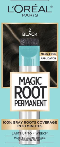 L'Oreal Permanent 10 Minute Root Coloring Kit 2 Black Sale