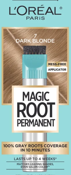 L'Oreal Permanent 10 Minute Root Coloring Kit 6 Light Brown Hot