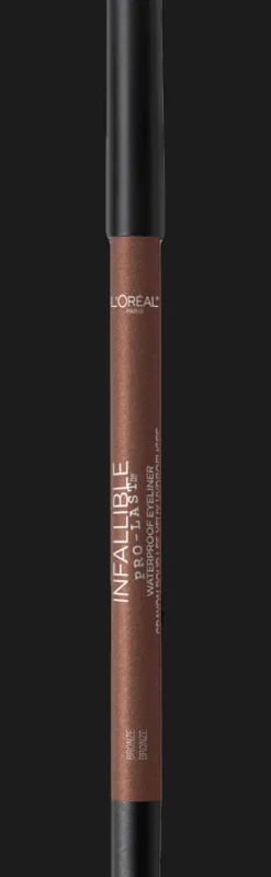 L'Oreal Pro-Last Waterproof, Up to 24HR Pencil Eyeliner Bronze Fashion