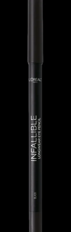 L'Oreal Pro-Last Waterproof, Up to 24HR Pencil Eyeliner Black New