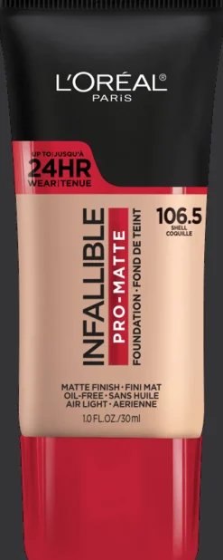 L'Oreal Pro-Matte Foundation Shell 106.5 Online