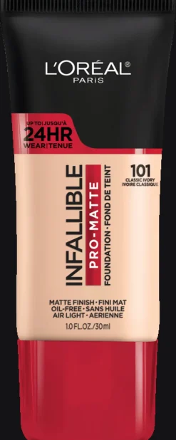 L'Oreal Pro-Matte Foundation Classic Ivory 101 New