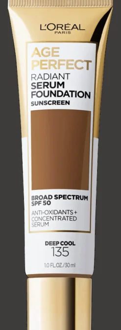 L'Oreal Radiant Serum Foundation with SPF 50 135 Deep Cool Fashion