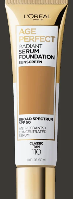 L'Oreal Radiant Serum Foundation with SPF 50 110 Classic Tan Sale