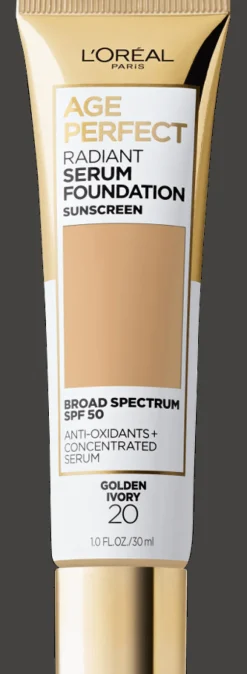 L'Oreal Radiant Serum Foundation with SPF 50 20 Golden Ivory Best