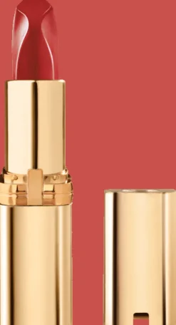 L'Oreal Reds Of Worth Satin Lipstick With Saturated Color Prosperous Red Fashion