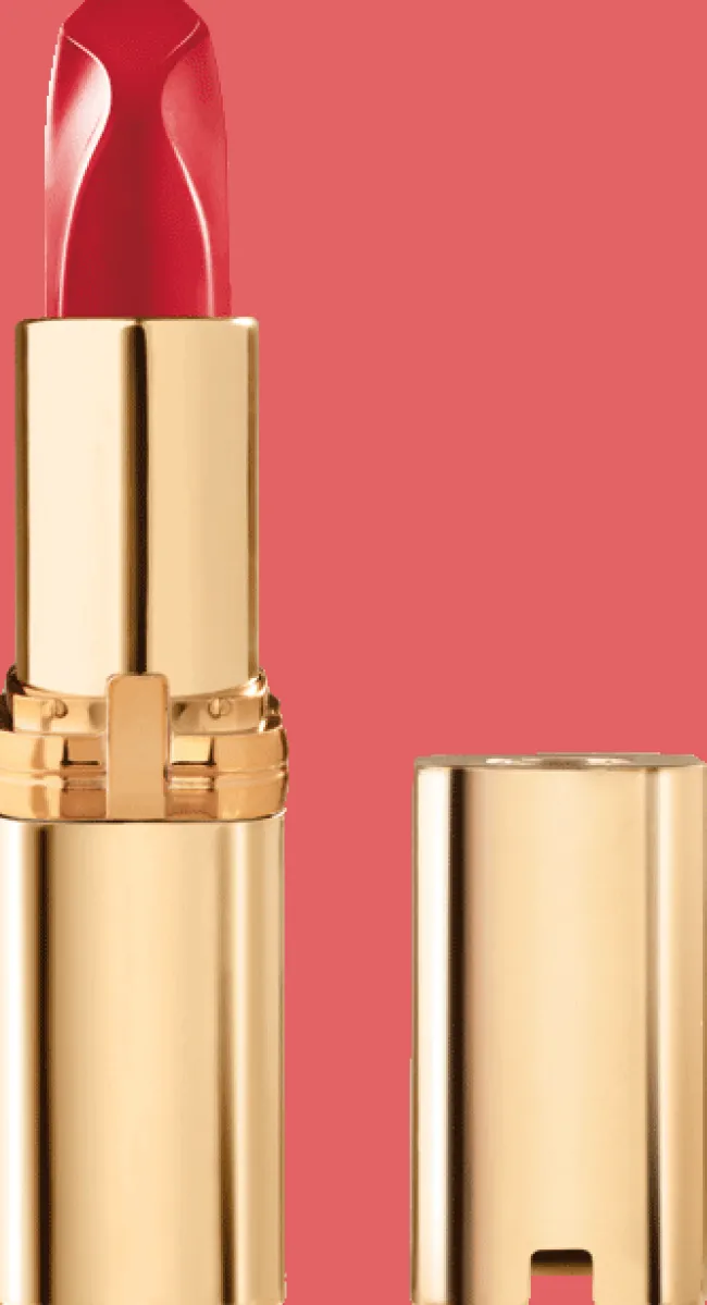L'Oreal Reds Of Worth Satin Lipstick With Saturated Color Lovely Red Discount