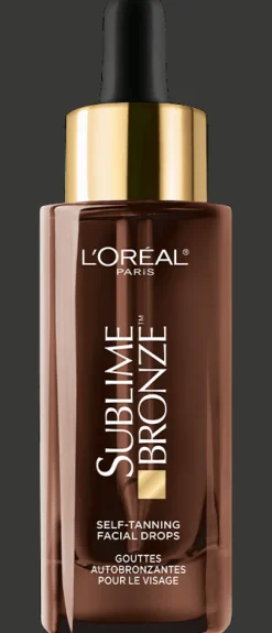 L'Oreal Self-Tanning Facial Drops, Fragrance-Free Sale