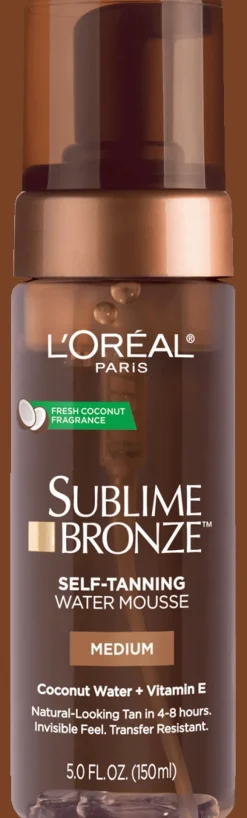 L'Oreal Self-Tanning Water Mousse New
