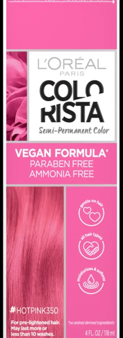 L'Oreal Semi-Permanent Hair Color 350 Hot Pink Hot