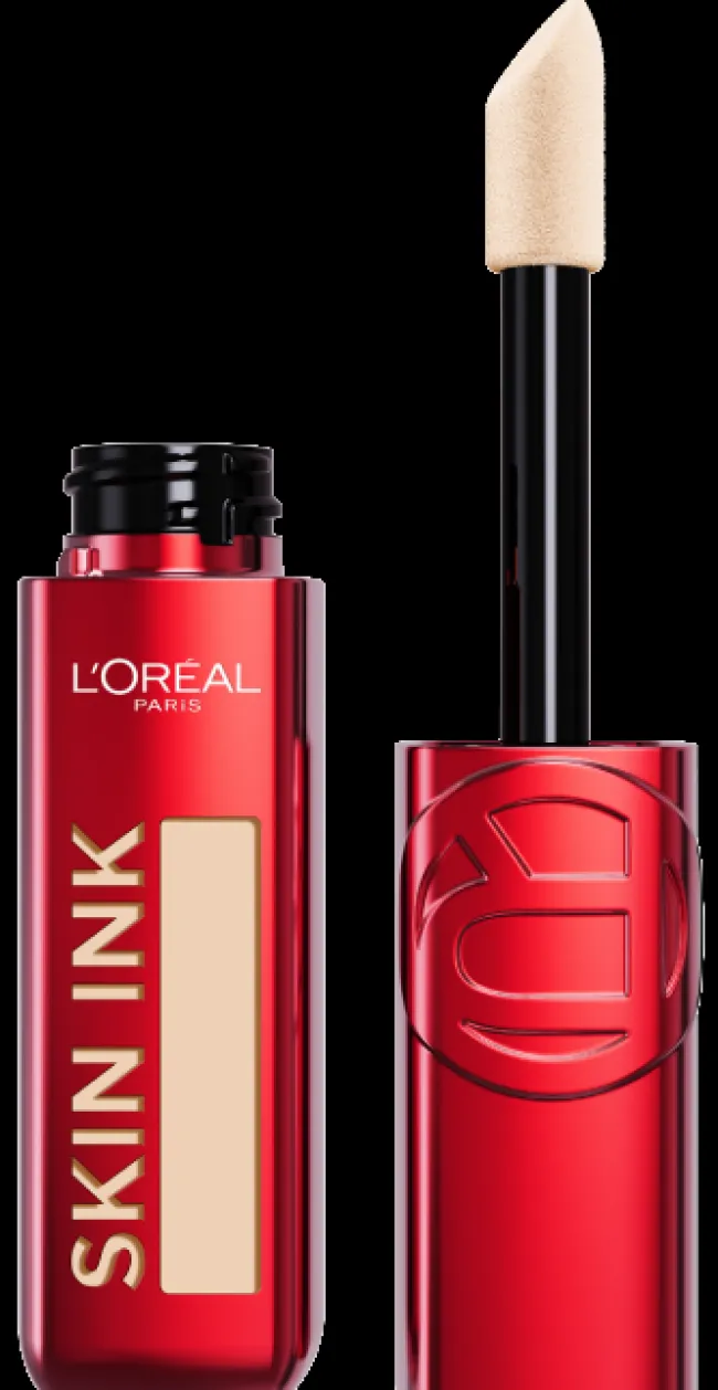 L'Oreal Skin Ink up to 48H Longwear 2-in-1 Foundation Concealer 80 Warm New