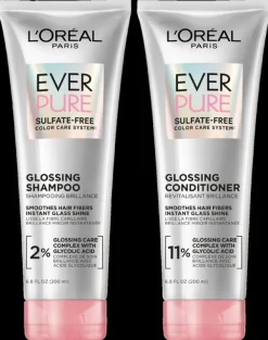 L'Oreal Sulfate Free Glossing Shampoo and Conditioner Kit Fashion