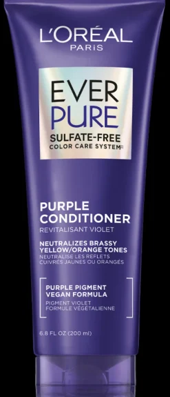 L'Oreal Sulfate Free Purple Conditioner for Toning Blonde Hair Clearance