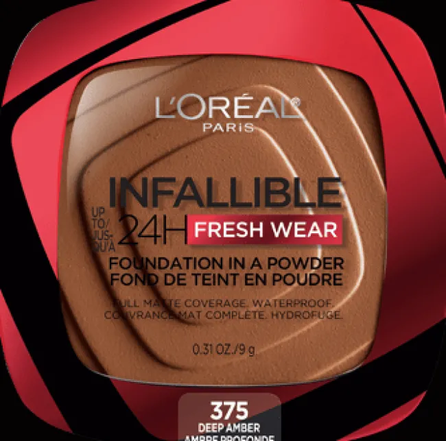L'Oreal Up to 24H Fresh Wear Foundation in a Powder Deep Amber Discount