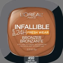 L'Oreal Up to 24H Fresh Wear Soft Matte Bronzer Deep Tan Best